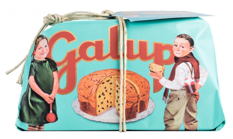 Gran Galup Panettone Tradizionale, Astuccio, Traditioneller Hefekuchen, Galup - 1.000 g - Stück