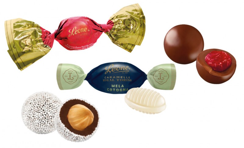 Calendario dell`avvento, Calendario dell`avvento con dolciumi e cioccolato, Leone - 200 g - Pezzo