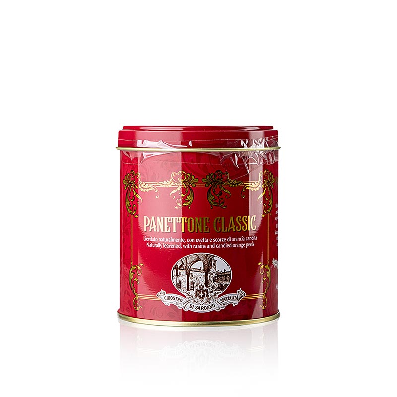 Christmas cake Panettone Classic, metal tin Diletta, Lazzaroni - 100 g - can