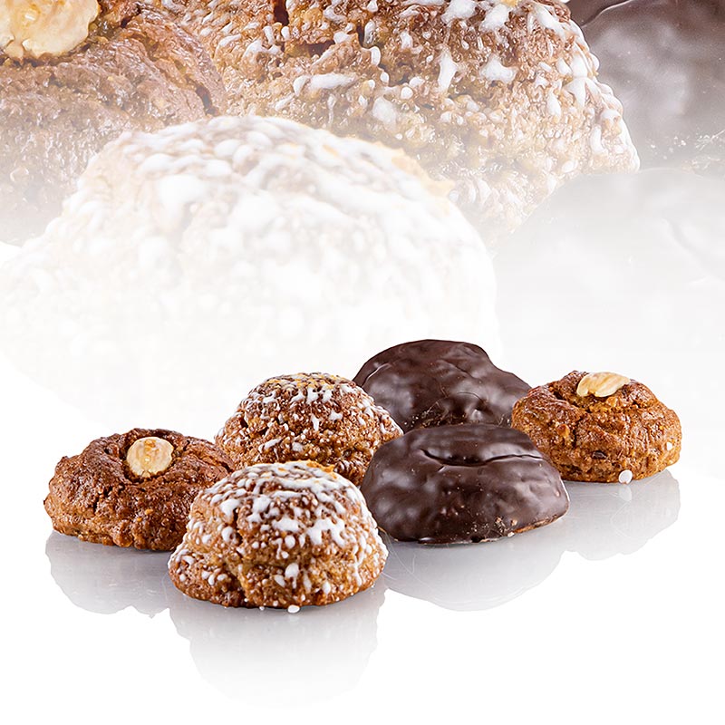 Original Elisen Lebkuchen MINI, 3 Sorten x 2 Stück, Manke & Coldewey - 150 g, 6 x 25g - Beutel