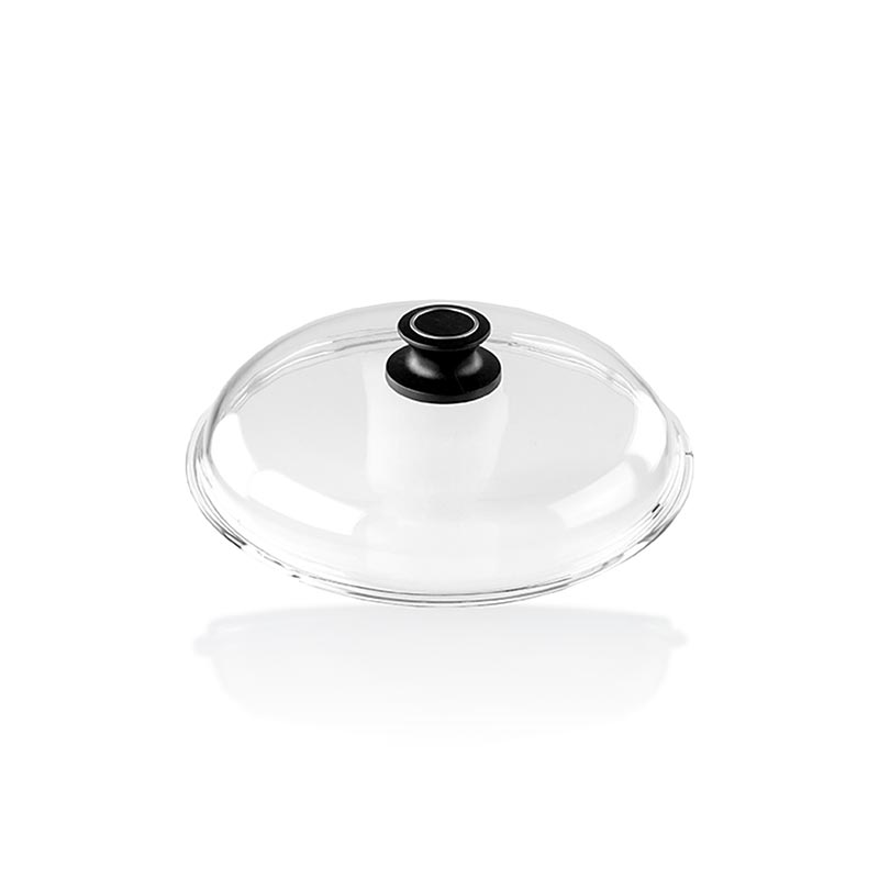 AMT gastro en fonte, couvercle en verre pour rôtir / marmite et poêle, Ø 20cm, verre - 1 pc - en vrac