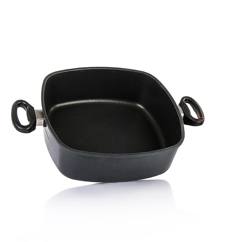 AMT Gastroguss, plat à rôtir, angulaire, à induction, 28x28cm, hauteur 9cm - 1 pc - en vrac