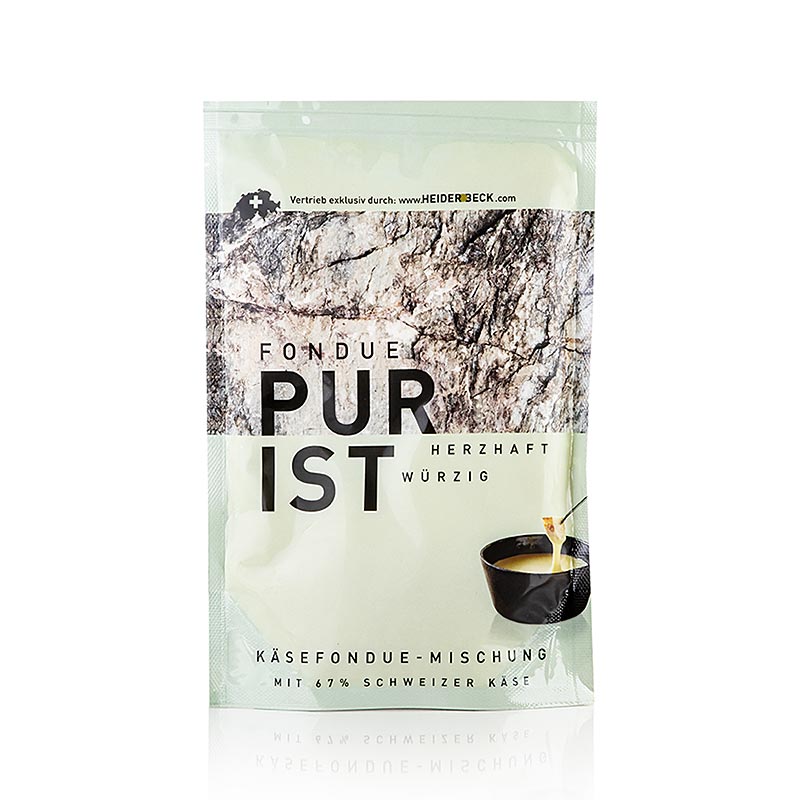 Fondue Purist, ostafondu undirbuningur, Sviss - 600g - poka