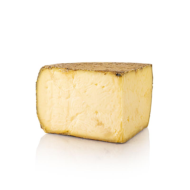 Deichkase EDEL, formaggio a pasta dura, quarto di ruota, Hof Backensholz, biologico - circa 1,6 kg - vuoto