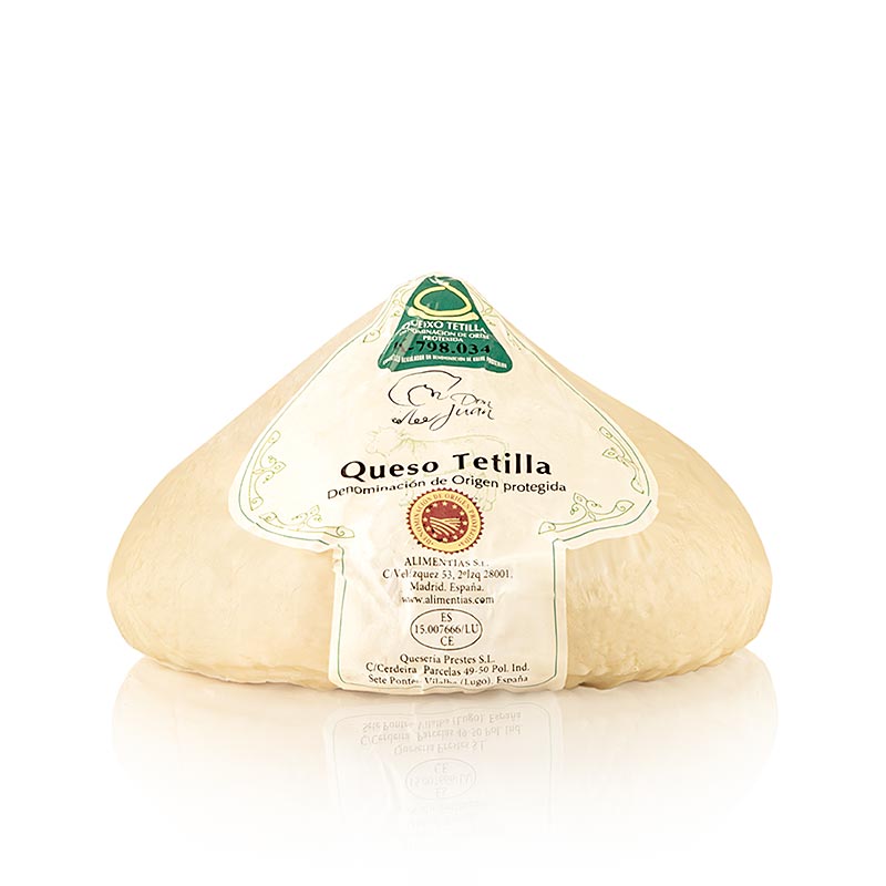 Queso Tetilla DOP / PDO, Spanish semi-hard cheese - approx. 1,000 g - film