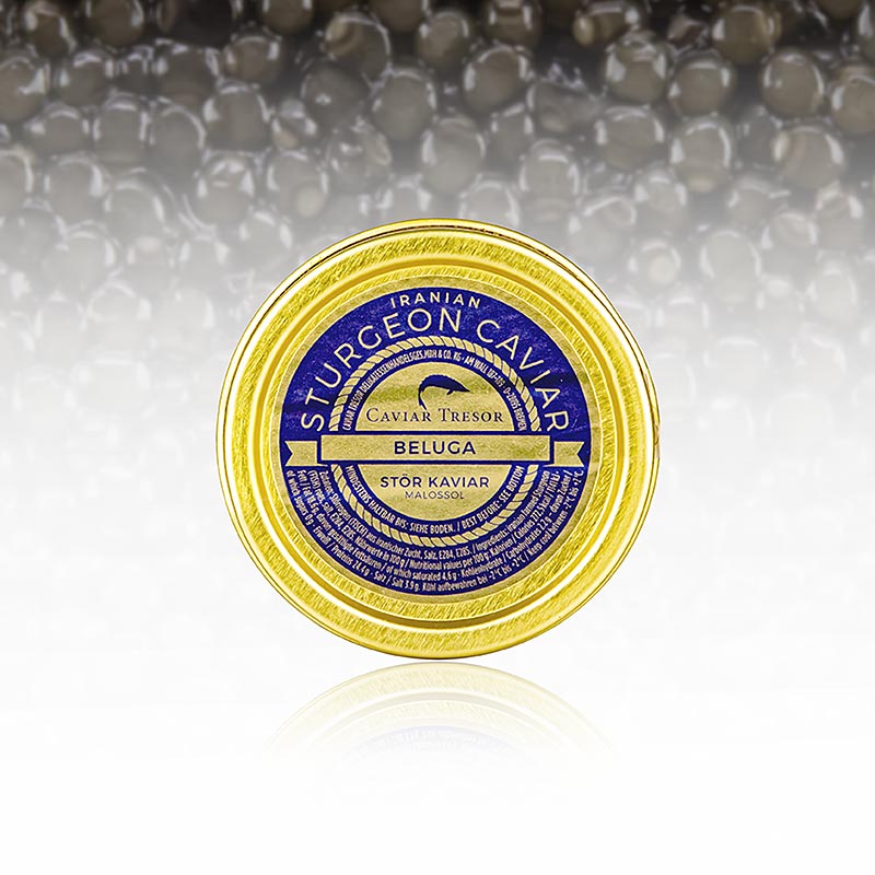 Imperial Beluga Caviar (Huso Huso), Iran - 30 g - can