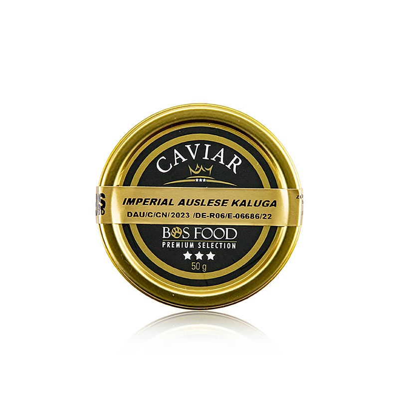 Caviar de selection imperiale Kaluga (Huso dauricus) - 50g - peut