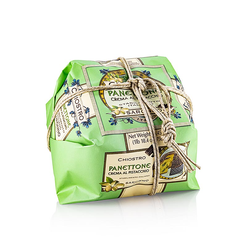 Weihnachtskuchen Panettone Pistazie, Lazzaroni - 750 g - Papier