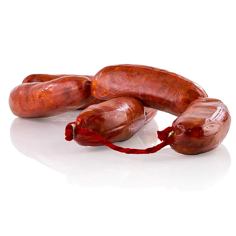 Chorizo Pincho Oreado Worsten, eenvoudige kwaliteit, pittig - ongeveer 1.000 g - vacuüm