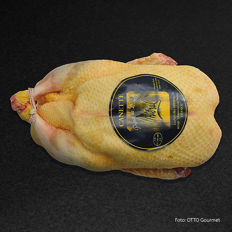 Pato Mieral Barbarie, inteiro, Le Prince de Dombes, pronto para assar, Otto Gourmet - aprox. 1,6 kg - bolsa