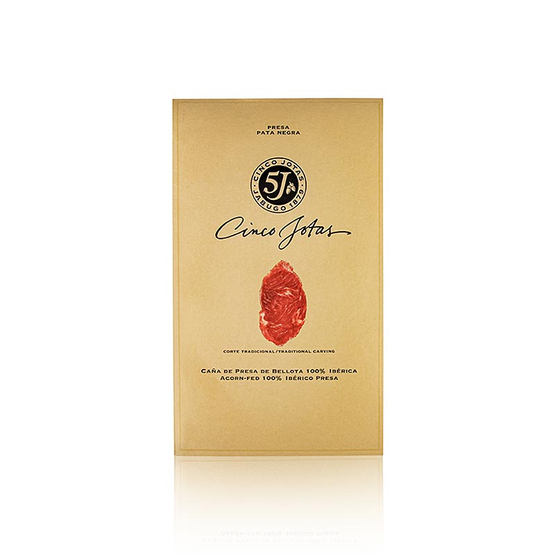 Cinco Jotas - 100% Eichelmast Iberico PRESA (Nacken), handgeschnitten - 70 g - Beutel