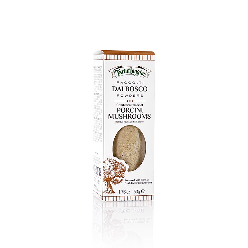 DALBOSCO® Porcini Mushrooms - Powdered seasoning with porcini mushrooms, Tartuflanghe - 50 g - Glass