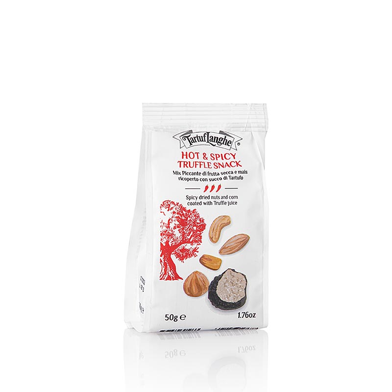 Hot and Spicy Truffle Snack, Tartuflanghe - 50 g - Glass