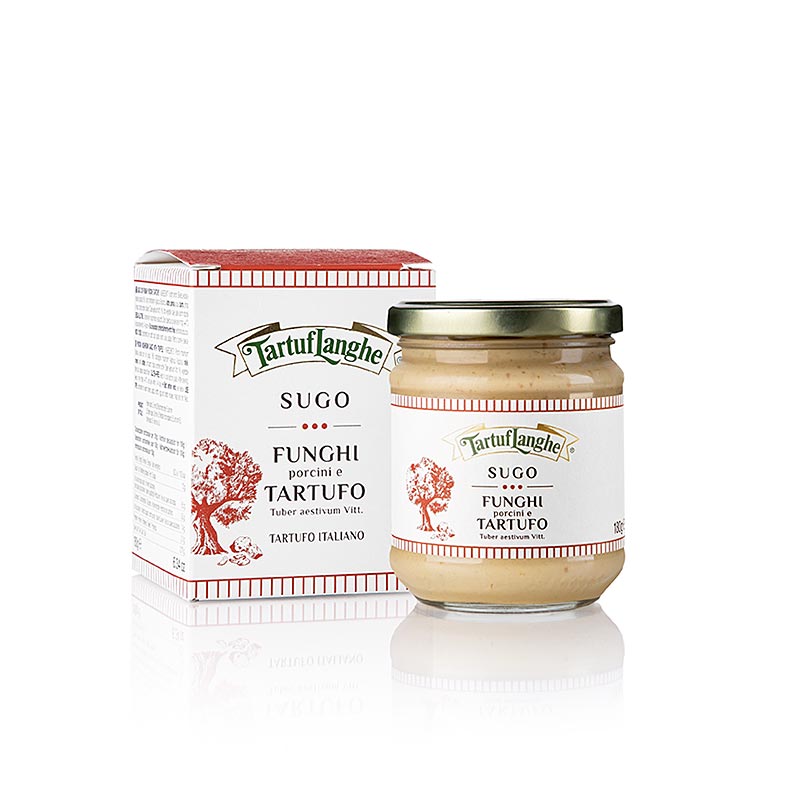 porcini mushroom and truffle sauce, Tartuflanghe - 180 g - Glass