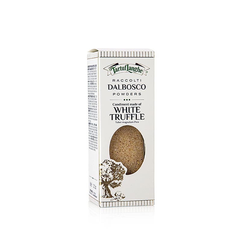 TARTUFLANGHE DALBOSCO® Polvere di tartufo bianco disidratato - 60 g - Bicchiere