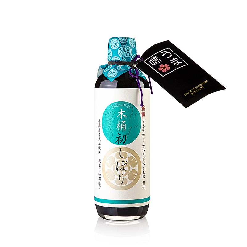 Soy sauce Hatsusibori Shoyu, Fueki - 600 ml - Bottle