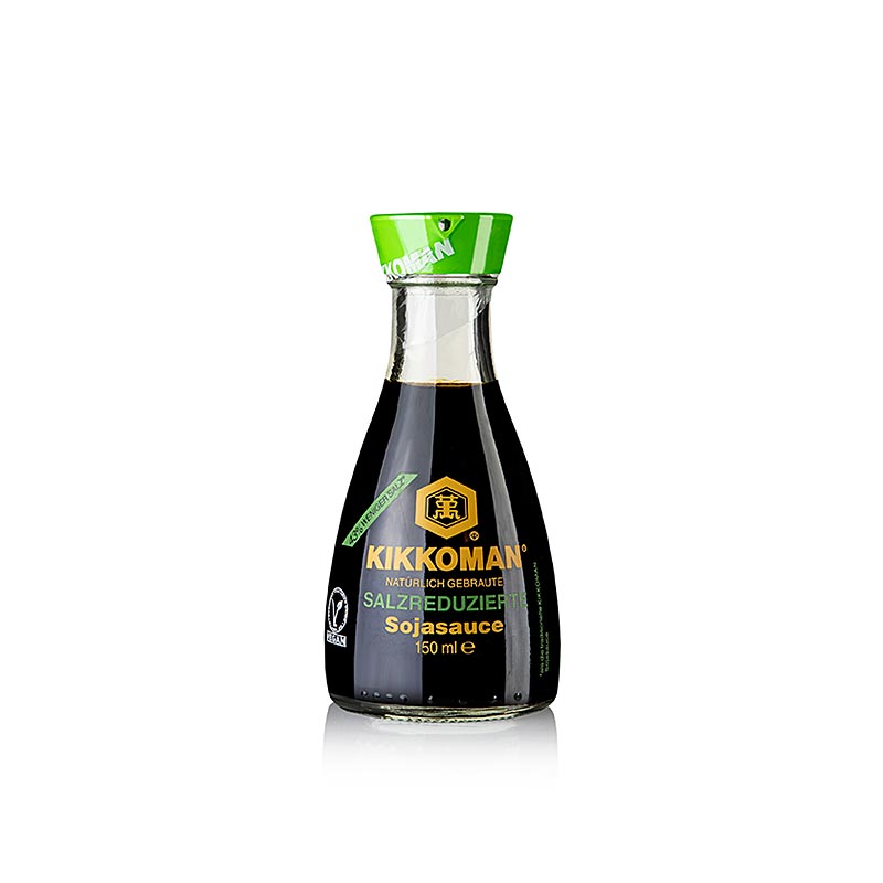 Molho de soja - Shoyu Genen, sal reduzido, Kikkoman, Japao - 150ml - Garrafa