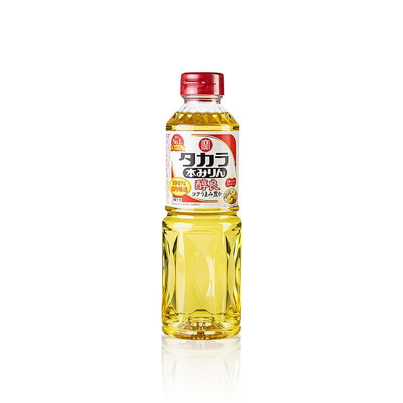 Mirin Takara Hon - süßer Reiswein, alkoholisches Würzmittel, Japan (GVO) - 500 ml - Pe-flasche