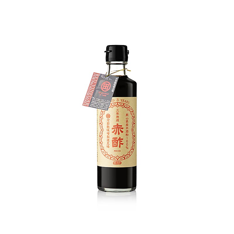 Akazu Red Premium Azijn, 3 jaar, Kohno Honten, Japan - 275 ml - Fles