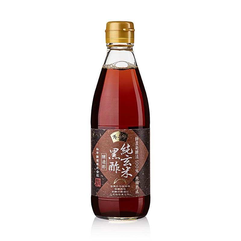 Rice vinegar - Kurosu - Black vinegar from brown rice - 360 ml - Bottle