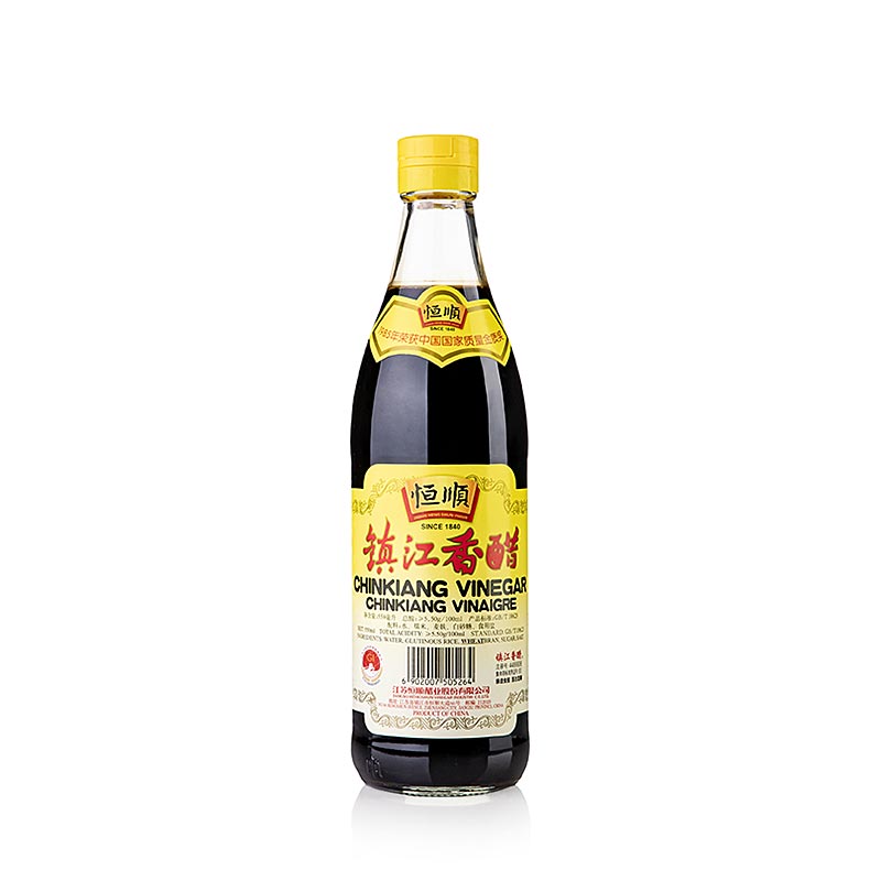 Schwarzer Reis Essig - Chinkiang Vinegar, China - 550 ml - Flasche