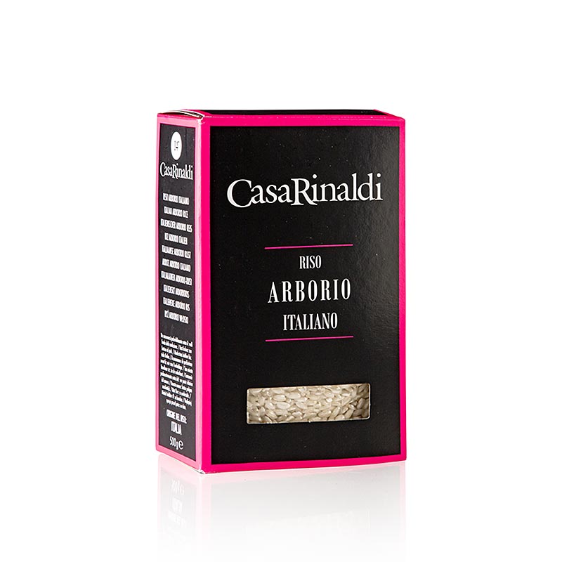 Arborio Superfino, risotto a chicco corto, Casa Rinaldi - 500 g - Cartone