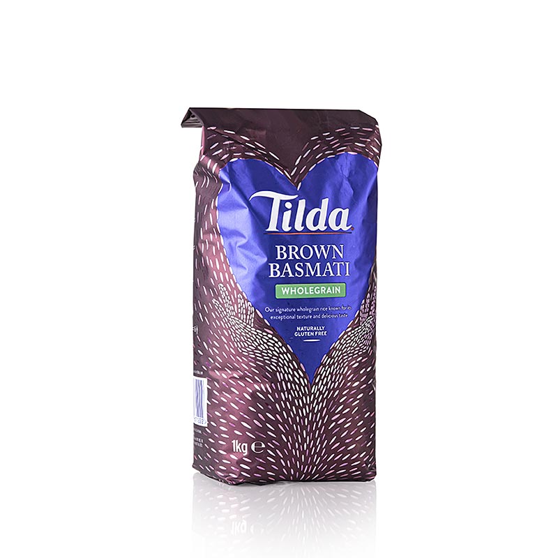 Tilda Basmati riisi, ruskea - 1 kg - laukku