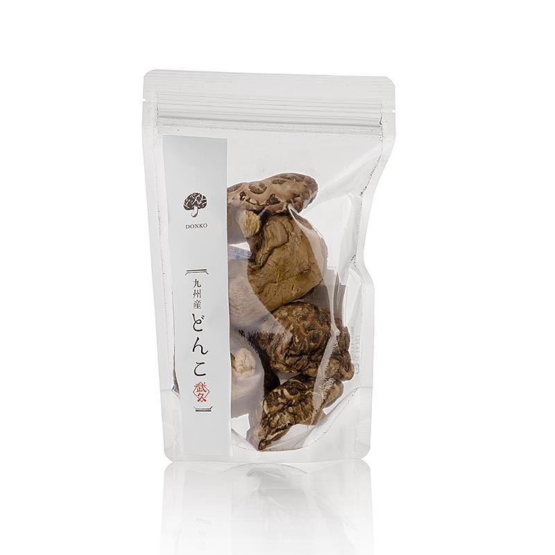 Donko - thick-fleshed shiitake mushrooms, dried, Takehisa Japan - 40 g - bag