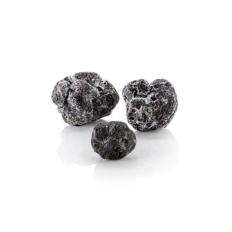 précieuses truffes dhiver - tuber melanosporum, flash-congelés, surgelés - par gramme - Vide