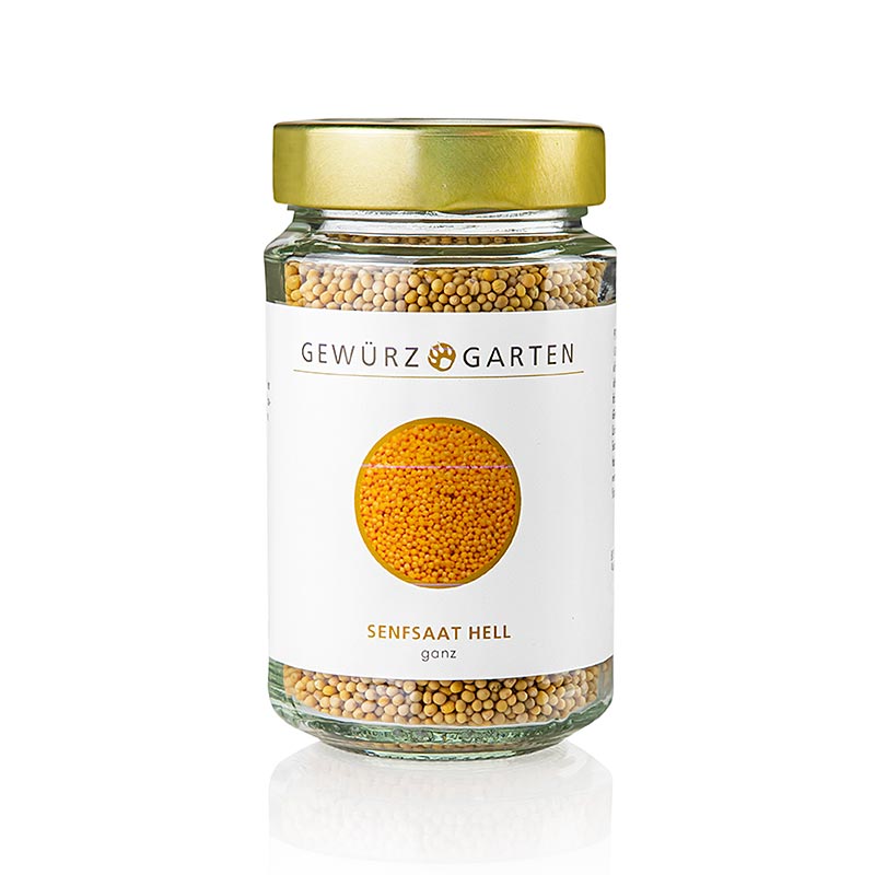 Spice garden mustard seed, bright - 160 g - Glass