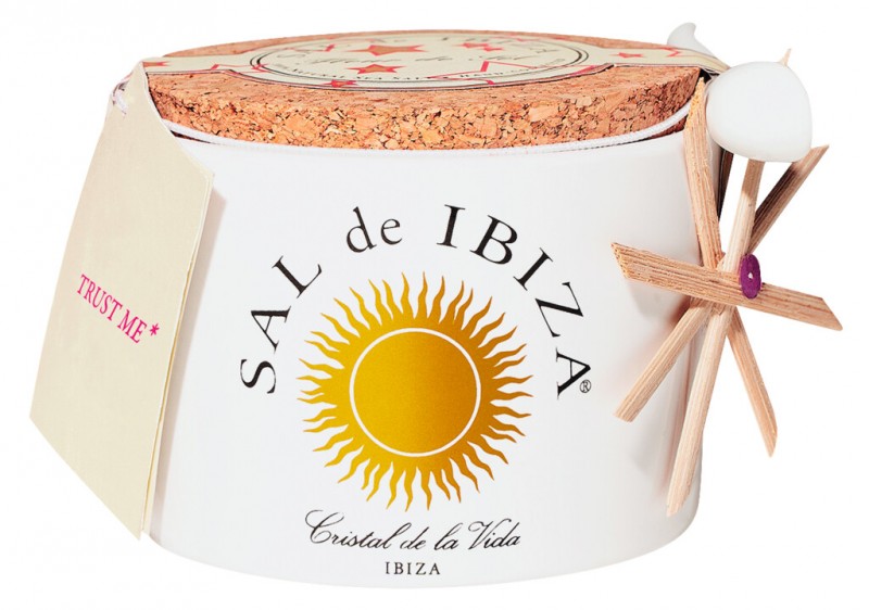 Fleur de Sel Feliz Navidad Limited Edition, Fleur de Sel mit winterlichen Gewürzen, Sal de Ibiza - 140 g - Stück