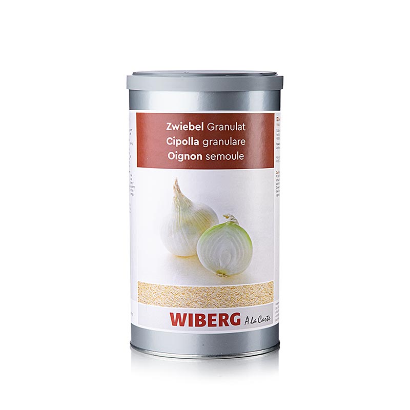 Wiberg Zwiebel Granulat, Aroma-Tresor - 590 g - Aromabox