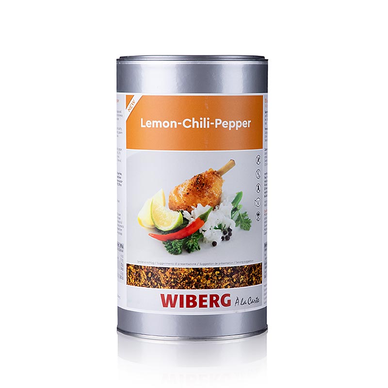 Wiberg Limon, Chile y Pimienta, mezcla de condimentos, (278474) - 780g - caja de aromas