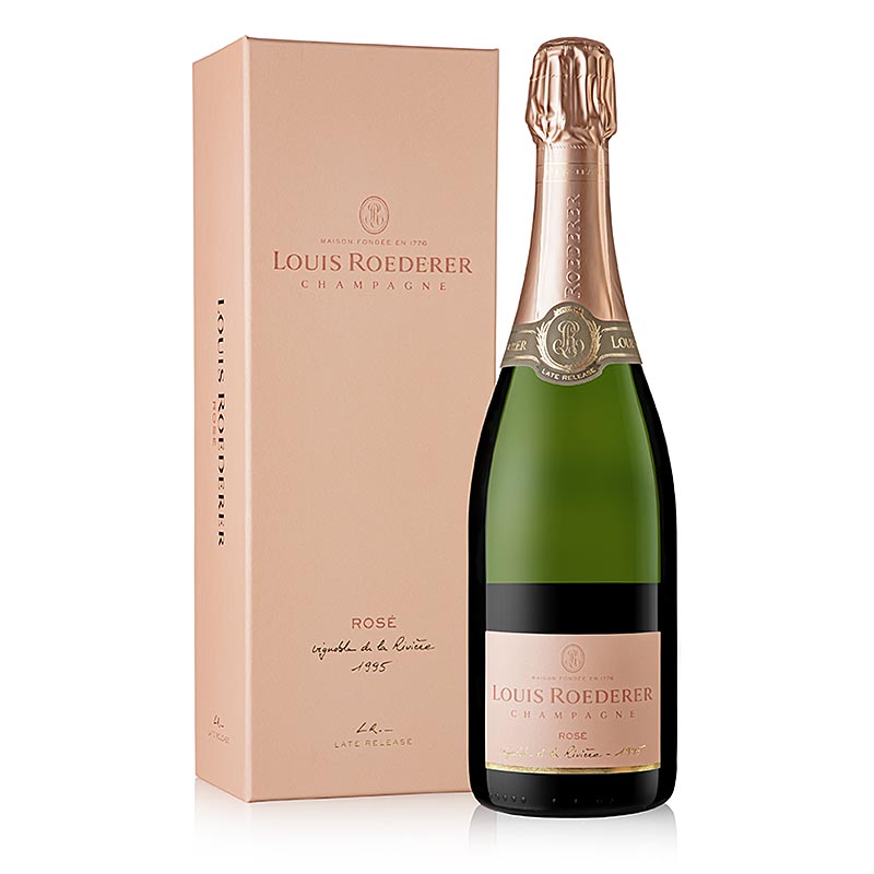 Szampan Roederer 1995 Pozne wydanie Deluxe ROSE, Brut, 12% obj. - 750ml - Butelka