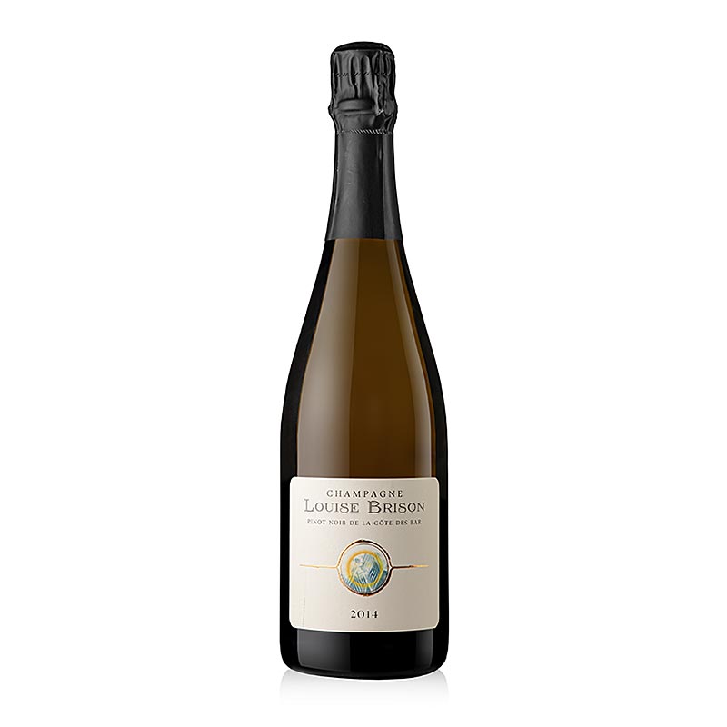 Champagner Louise Brison 2014er Pinot Noir de la Cote de Bar Brut Nature - 750 ml - Flasche