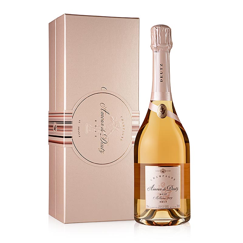 Champagner Deutz 2009er Amour de Deutz rose, brut, 12% vol., in GP - 750 ml - Flasche