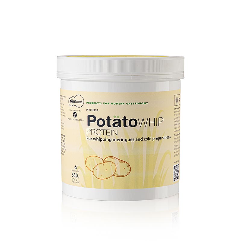 POTATO WHIP PROTEIN, Kartoffel Protein für Volumen, 350g, TÖUFOOD - 350 g - Pe-dose