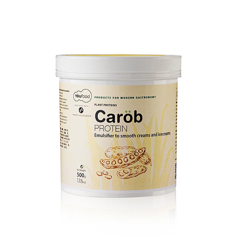 CAROB PROTEIN, Johannisbrotbaum Protein, 500g, TÖUFOOD - 500 g - Pe-dose