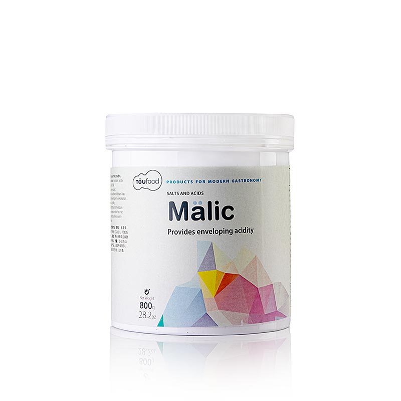 MALIC, Apfelsäure / Texturgeber, TÖUFOOD - 800 g - Pe-dose