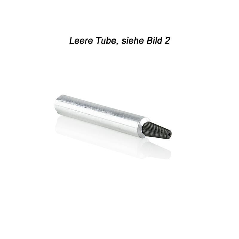 Tube zum Befüllen, silber, 7ml, ohne Inhalt, 100 % Chef - 10 Stück - Beutel