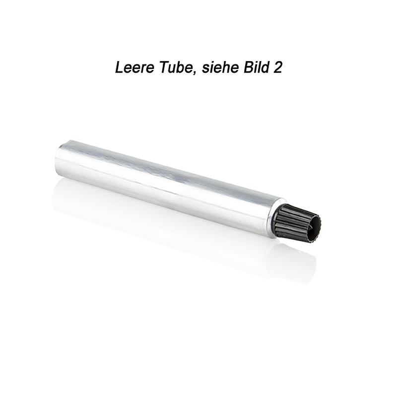 Tube a remplir, argent, 15ml, vide, 100% Chef - 10 pieces - sac