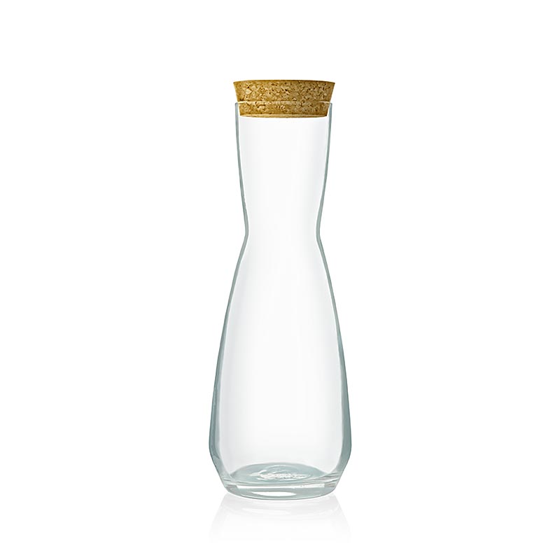 Carafe Hannah, without fill line, with cork, 710ml - 1 piece - Cardboard