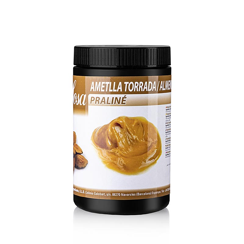 Pasta de praline d`ametlla Sosa, torrada, 50% de sucre (37602) - 1,2 kg - Pe pot