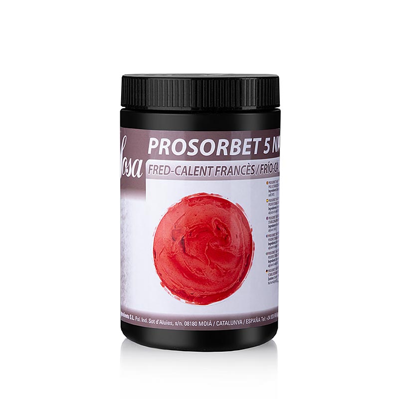 Sosa Pro Sorbet 5, für kalt und heiß (38980) - 500 g - Pe-dose