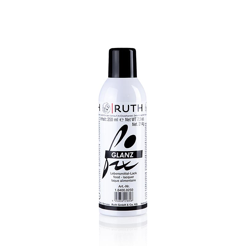 Food varnish (Glanzfix Spray), Ruth - 250 ml - spray can