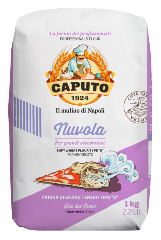 Nuvola, soft wheat flour Nuvola Type 0, Caputo - 1,000 g - pack