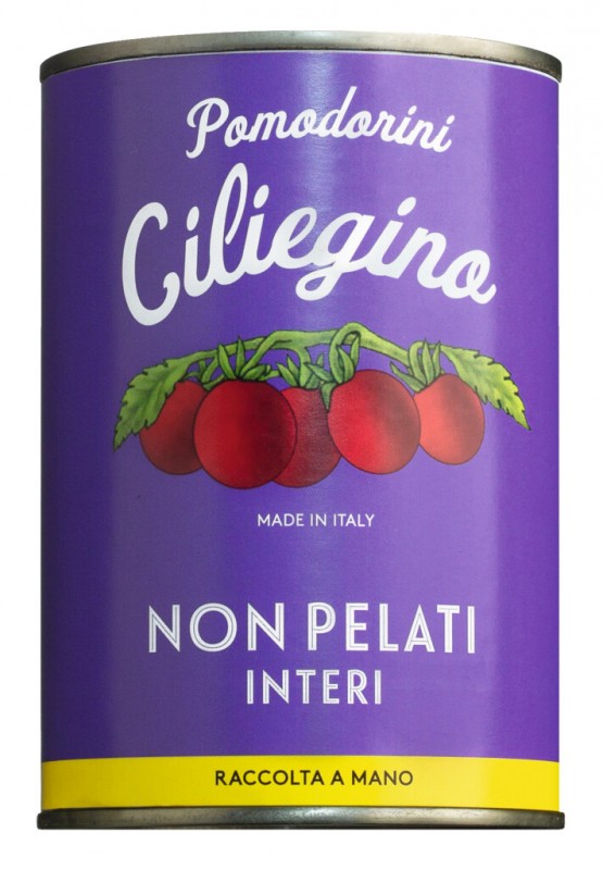 Ciliegino Vintage, cherry tomatoes, unpeeled, Il pomodoro piu buono - 400 g - can