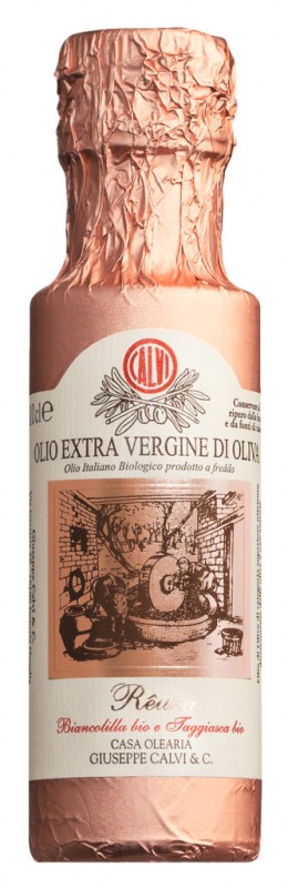 Olio extra virgin Reuza, luomu, extra virgin oliivioljy ruusu, luomu, Calvi - 100 ml - Pullo