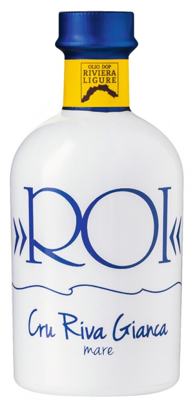 Olio extravirgin Cru Riva Gianca, ulei de masline extravirgin, Riviera dei Fiori DOP, Olio Roi - 250 ml - Sticla