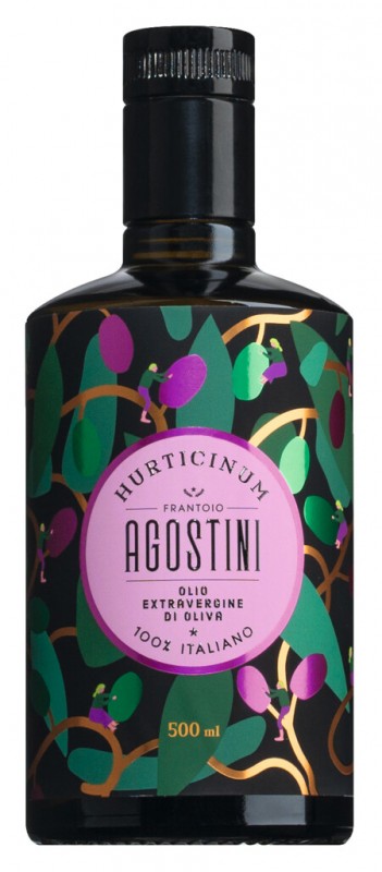 Hurticinum - Selezione Delicata, Olio Extra Vergine di Oliva, Frantoio Agostini - 500ml - Bottiglia